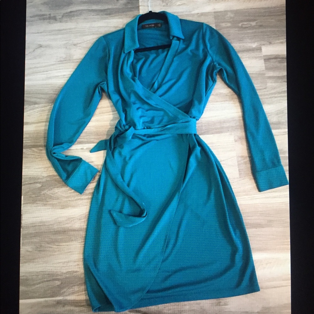 Faux Wrap Dress | The Limited